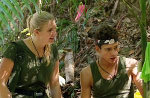 Joey Essex and Rebecca Adlington talking