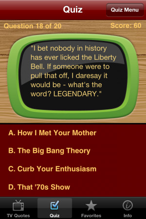 Addictive and interactive quiz