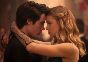 DOMINIC SHERWOOD and LUCY FRY star in VAMPIRE ACADEMY