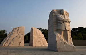 The Martin Luther King, Jr., Memorial (detail above) in Washington, D ...
