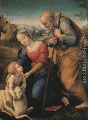 Raphael : The Holy Family with a Lamb