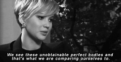 Photoset Gif Mine Black And White Fat Jennifer Lawrence Ugly Interview