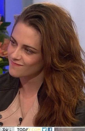 Weren't expecting that?: Kristen seemed unprepared as she attempted to ...