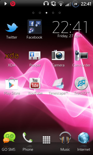 It's based on Sense 3.5. It has XPERIA S changes, and some apps see it ...