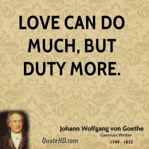 Johann Wolfgang von Goethe Love Quotes