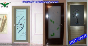 interior frosted glass bathroom door material aluminum alloy glass 1