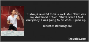 Chester Bennington quote - Linkin Park