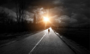 ... in life; never to look back, never giving up and never to lose hope