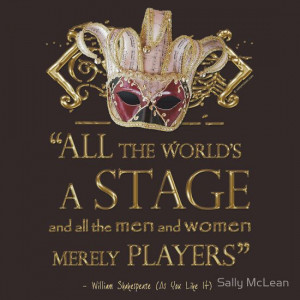 Shakespeare As You Like It Stage Quote | Women's T-Shirt