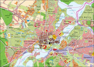 Diercke Karte Potsdam - Landeshauptstadt