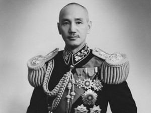 The generalissimo Jiang Jieshi, photographed in full dress military ...