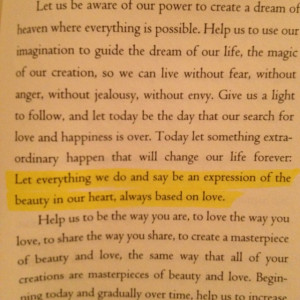 Prayer for Awareness (The Mastery of Love by Don Miguel Ruiz)
