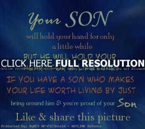 My Son Quotes And Sayings Cute quotes awesome sayings son son sayings ...