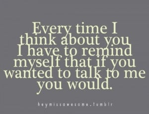 ... not talk to you but i just have to wait it out for you to talk to me