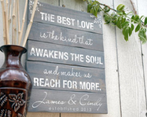 Personalized Wooden Sign Custom Quo te Sign Rustic Wooden Sign With ...