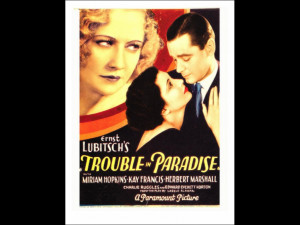 Trouble in Paradise Miriam Hopkins Kay Francis Herbert Marshall on ...