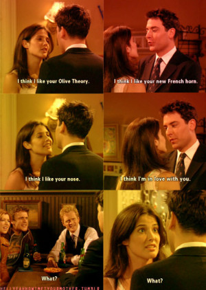 himym, how i met your mother, robin, ted mosby