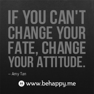 change your attitude #behappy