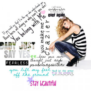Quotes From Taylor Swift Song Lyrics ~ Taylor Swift Lyrics Quotes ...