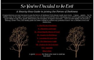 http://www.darksites.com/souls/horror/evilguide/index.html