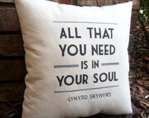 ... ! Simple Man- Lynyrd Skynyrd, Customizable double sided lyric pillow