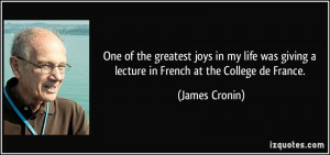 More James Cronin Quotes