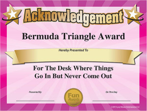 Free Funny Workplace Awards