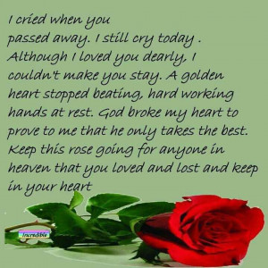 Missing my Special people in Heaven