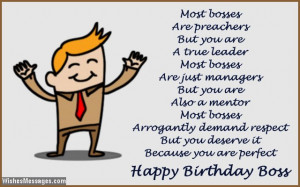 Birthday card greeting for boss Boss Happy Birthday