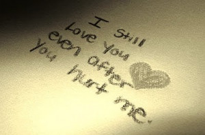 Someone..Even their Love Wil Hurt you ..!! But, When you love someone ...
