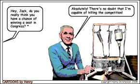 ... being a doctor or ex-convict, Dr. Kevorkian wanted to join Congress