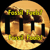 Fossil Fuels, Fossil Fools (Pollution) - POLITICAL POSTER