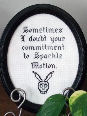 DONNIE DARKO CROSS-STITCH