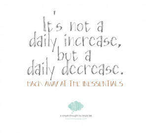 Minimalist Quotes: Bruce Lee | 11 | The Minimalistas