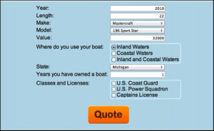 quote boat insurance rates