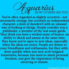 Aquarius- another scary but true one! More