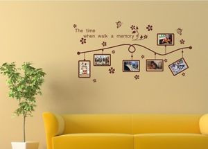Details about Quote Photo Frame DIY Art Wall Decal Decor Room Stickers ...