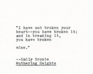 Popular items for emily bronte quotes