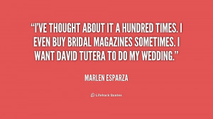 obsessed with getting married, but I don't even have a boyfriend.