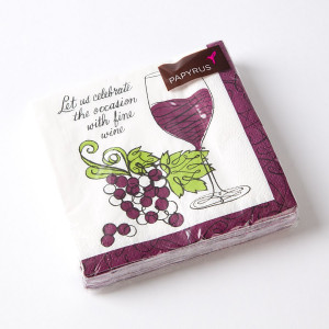 Home › Gifts › Wine Quote Cocktail Napkins