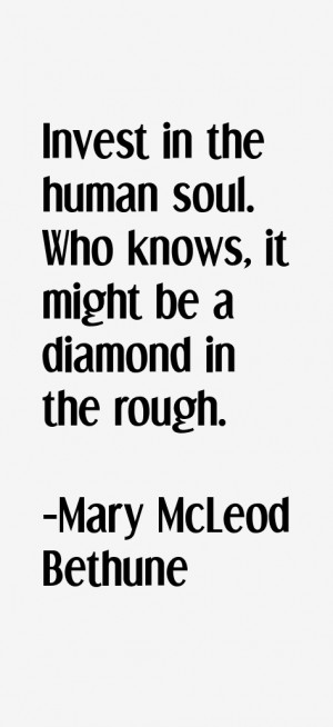 Mary McLeod Bethune Quotes & Sayings