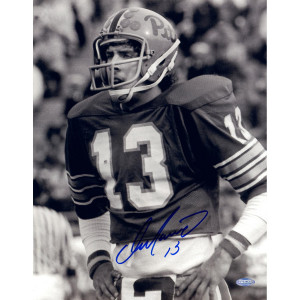 Dan Marino Autographed University Of Pittsburgh Vertical B/W 11x14 ...