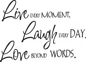 Details about WALL QUOTE ART STICKER LIVE LAUGH LOVE (3 sizes)