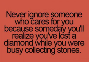 Quotes On People Who Ignore You Never Ignore Someone Who Cares