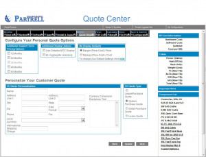 ... quotes with their company name and information while selling your