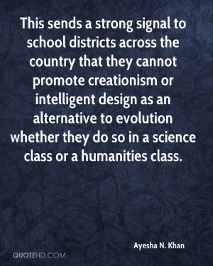 This sends a strong signal to school districts across the country that ...