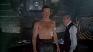 Val Kilmer (Batman-Bruce Wayne) and Michael Gough (Alfred Pennyworth ...