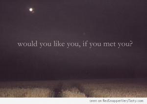 Would You Like You, If You Met You?