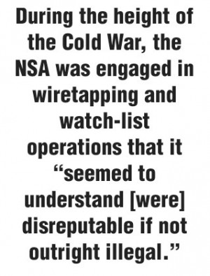 With that, the organization that became the National Security Agency ...