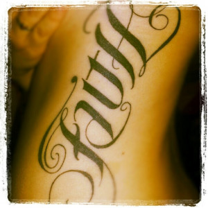 Tattoos Faith Page Tagged...